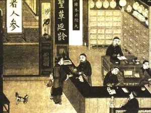 Chinese Pharmacy Painting